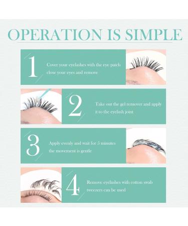 Beavorty 3pcs eyelash remover lash remover cream makeup cleansing creams lash remover lash cream remover fake lash cream removing eyelashes cream Miss gel mild white plastic 1 count (Pack of 1) Whitex3pcs - Buy Online on SooperMarket.com