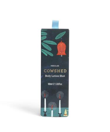 Cowshed Christmas Indulge Body Lotion Shot - Ylang Ylang Rose & Palmarosa Essential Oils | 100ml Tree Decoration - Buy Online on SooperMarket.com