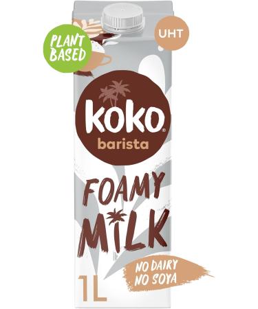 Koko Barista 12 x 1L | Foamable Delicious Plant Based Barista Milk | Ambient Long Life | Allergen Free | Healthy & Vegan | Sustainably Grown Farmed and Produced | No Monkey Business - Buy Online on SooperMarket.com