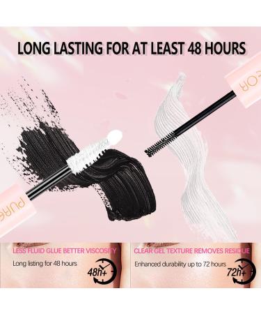 Black Bond Lash Bond and Seal - Strong Hold Cluster Lash Glue | Latex Free DIY Eyelash Extensions | Lasts 48 Hours Waterproof - Buy Online on SooperMarket.com