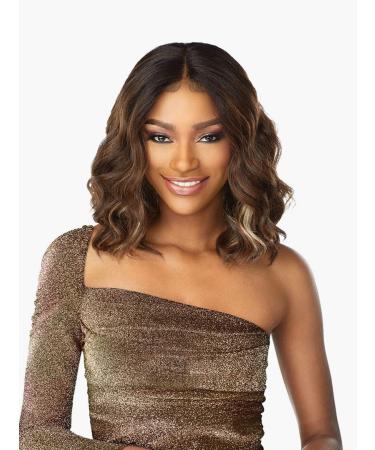 Sensationnel Butta Lace Front Wig - Natural Pre-Plucked Hairline Hand-tied HD Transparent Lace 5 Inch Deep Part with Babyhair - BUTTA Unit 8 (1B)