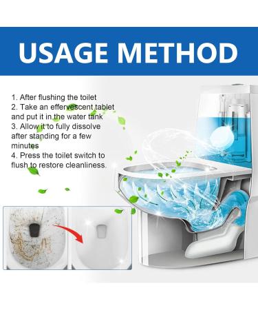 Toilet Active Oxygen Agent Toilet Cleaner Foam Powder As Seen Multifunction Powerful Pipe Dredging Agent Suitable for Cleaning Toilet Drains No Peculiar Smell - Buy Online on SooperMarket.com