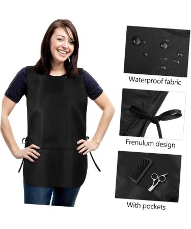 Warmhm Cobbler Apron: Cobbler Smock Bib Apron 2 Pockets - Unisex Cooking Kitchen Aprons - Drawing Apron - Barber Hair Cutting Apron - Paint Apron for Chef Bbq Women Men - Buy Online on SooperMarket.com
