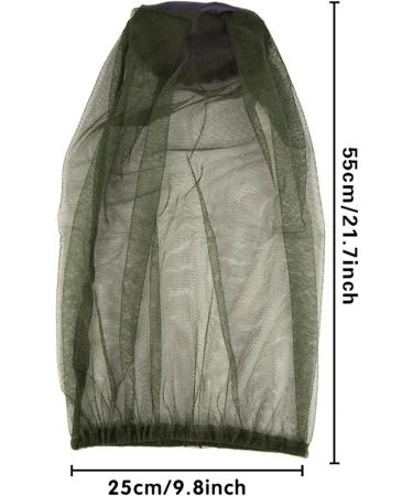 6Pack Mosquito Repellent Head Net Mesh Protective Face Cover Face Mesh Face Cover for Outdoor Lovers Protect from Mosquito Insect Bug Bee Gnats - Buy Online on SooperMarket.com