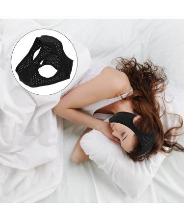Adjustable Anti-Snoring Chin Strap for Men and Women - Stop Snoring and Improve Sleep Quality - Breathable and Adjustable Design - Black - Buy Online on SooperMarket.com
