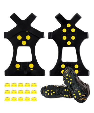 Anti-slip shoe spikes shoe spikes with a 15 substitute snow spikes crampons for mountain shoes shoe spikes anti-slip shoe spikes shoe claws for winter outdoor sports