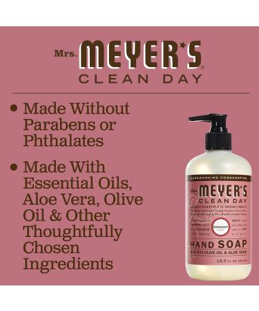Buy Mrs. Meyer's Clean Day Hand Soap - Rosemary Essential Oils Biodegradable 12.5 fl. oz | International Shipping Available - Buy Online on SooperMarket.com