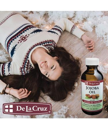 De La Cruz Jojoba Oil 2 fl oz - Pure, Moisturizing, Skincare Essential - Buy Online on SooperMarket.com