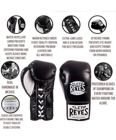 Cleto Reyes 8oz Red Leather Professional Boxing Gloves for Men and Women - Buy Online on SooperMarket.com