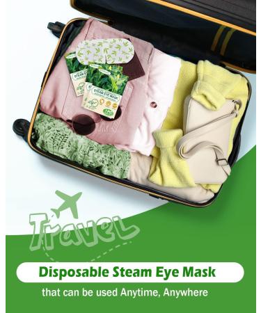 Heated Eye Mask for Fast Dry Eye Relief - 16 Pack Self-Heating Eye Masks - Travel Ready Eye Treatment - Green Tea Scent - Buy Online on SooperMarket.com