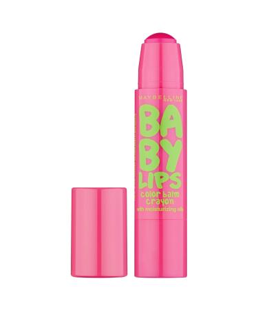 Maybelline Baby Lips Balm Crayon Strawberry Pop - Hydrating Lip Care 3ml | International Shipping Available - Buy Online on SooperMarket.com