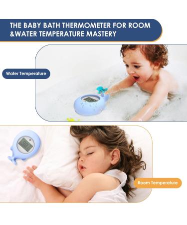 Waterproof Floating BPA-Free Digital Baby Bath Thermometer with Mute Alarm - Bath Time Toy - Buy Online on SooperMarket.com