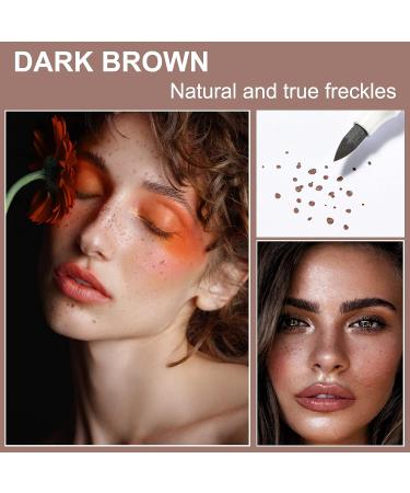 Freckle Pen Artificial Fake Freckles Create Fashionable Natural Freckles Makeup Waterproof Long Lasting Soft Dot Sopt Pen for Face Makeup(Dark Brown and Light Brown ) - Buy Online on SooperMarket.com
