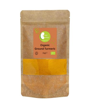 Organic Turmeric Powder - Certified Organic- by Busy Beans Organic (1kg)