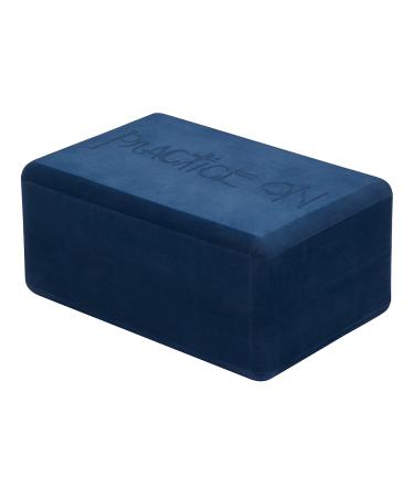 Manduka Yoga Foam Block  Lightweight, Recycled Foam with Soft, Slip-Resistant Surface, Exercise Accessory for Yoga, Pilates, Physical Therapy, and General Fitness Midnight-Foam