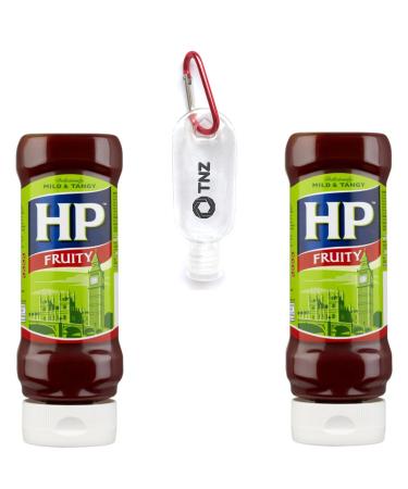 Hp Fruity Brown Sauce 470g x 2 Includes Sauce Key Ring