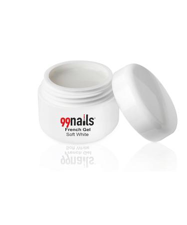 99nails French Gel - Soft White | Premium 15ml Gel for Professional Nail Art | Buy Internationally - Buy Online on SooperMarket.com
