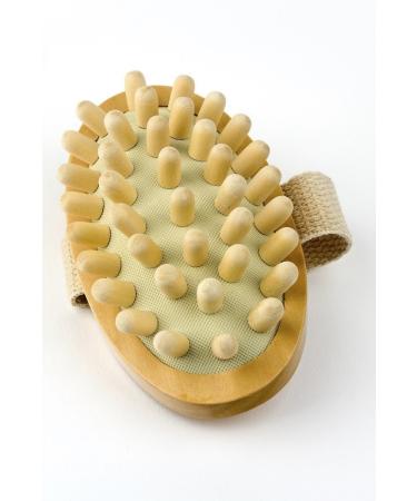JIAHAO Natural Wood Hand-Held Massager Body Brush for Cellulite Reduction - Set of 2 (Large) - Buy Online on SooperMarket.com