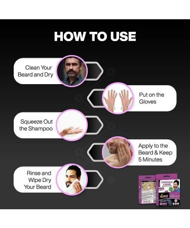 Buy Black Shampoo Hair Color (15ml Pack of 10) - International Shipping Available - Buy Online on SooperMarket.com