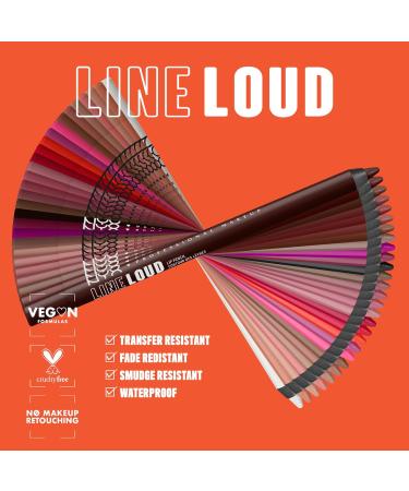 NYX Professional Makeup Lipliner - Matte Kiss-Proof Smudge-Proof Long-Lasting - Line Loud 6 Leave A Legacy - Buy Online on SooperMarket.com