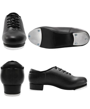 Unisex Child Jazz Tap Dance Shoes - Black, Size 2.5 Little Kid - Buy Online on SooperMarket.com