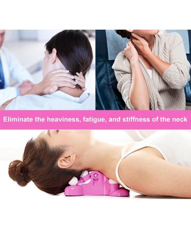 Neck Massage Device - Cervical Stretching Relaxation Pillow for Home Office & Car - Ultimate Neck Support - Buy Online on SooperMarket.com