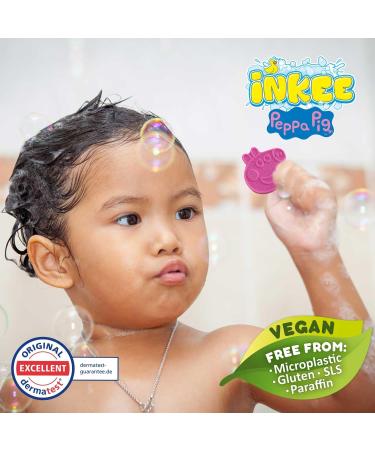 INKEE Peppa Pig Mini Bath Bombs - Kids Pack of 10 | 30 Fun Colors Almond Oil & Strawberry Fragrance | Ideal for Bath Time Play - Buy Online on SooperMarket.com