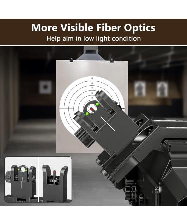 MidTen R2 45 Degree Offset Flip Up Iron Sight Set for Picatinny Rail - Buy Online on SooperMarket.com