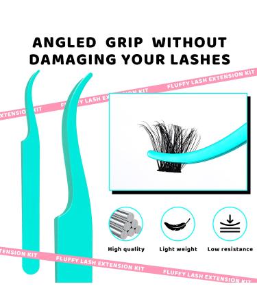 VAVALASH DIY Lash Extension Kit - Diva Volume Cluster Lashes 10-18mm | Individual Eyelash Extension Kit with Bond & Seal Glue | Perfect for Home Use - Buy Online on SooperMarket.com