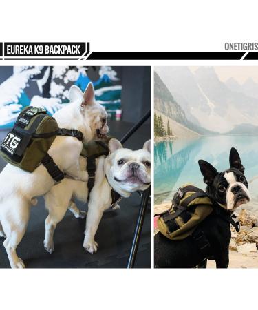 OneTigris Ranger Green X-Small Dog Pack Backpack for Camping, Hiking, and Walking with Litter Bag Exit - Buy Online on SooperMarket.com