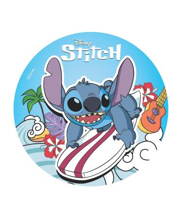 dekora Stitch Wafer Disc for Cake Edible Cake Topper for Children's Birthday Cake Round 20 CM