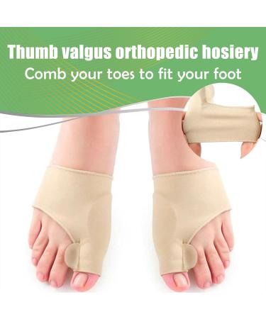HEIMEABI Hallux Valgus Splint Bunion Corrector & Gel Separator - Bunion Correction Socks for Big Toe Protector - One Size - Buy Online on SooperMarket.com