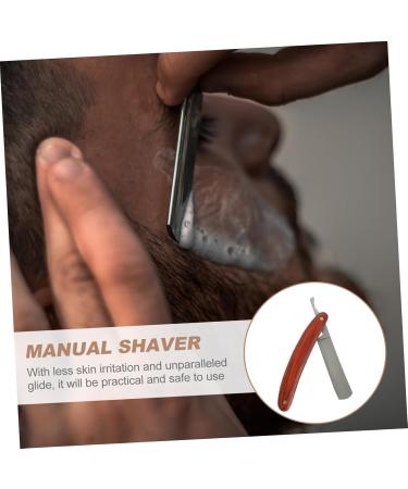 Premium Stainless Steel Shaving Razor & Trimmer for Men | Straight Razor Shaving | Barber-Grade Shaver for Precision Grooming - Buy Online on SooperMarket.com