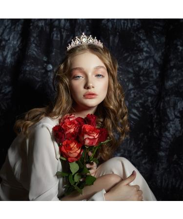 SuPoo Silver Tiara and Crown for Women - AB Crystal Headband for Queen, Wedding, Prom, Christmas - Shiny Princess Decoration - Buy Online on SooperMarket.com