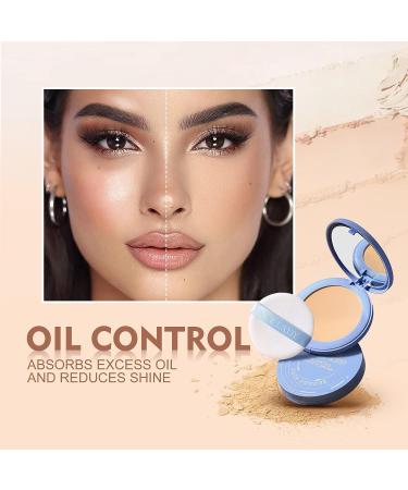 SACE LADY Oil Control Face Pressed Powder - Matte Smooth Setting Makeup for Waterproof Long-Lasting Finish - Cruelty-Free, 0.28oz - Buy Online on SooperMarket.com