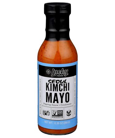 Lucky Foods Seoul Kimchi Mayo, Gluten Free / Non GMO, 12.35 oz