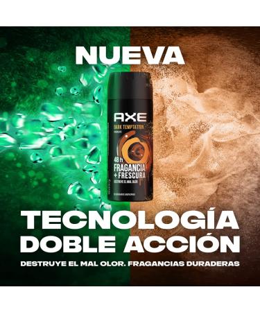 AXE Dark Temptation Deodorant Body Spray for Men 4 Oz - 2 Pack | Long-Lasting Fragrance - Buy Online on SooperMarket.com