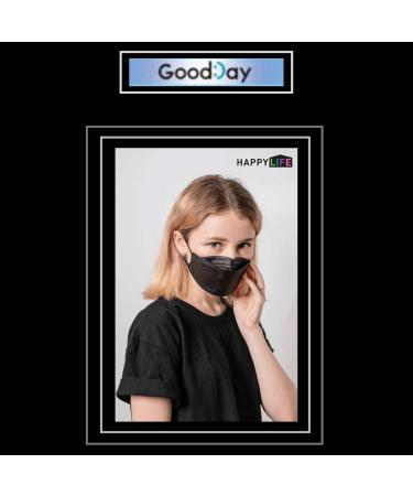 Premium 3D KF94 Face Masks - Pack of 20 (10 Black 10 White) - Made in Korea Disposable Protective Dust Masks - Buy Online on SooperMarket.com