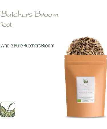 Organic Butchers Broom Root - Premium Quality Ruscus Aculeatus 200g - Buy Online on SooperMarket.com