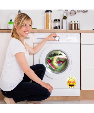 MORCART Emoji Dishwasher Magnets Clean Dirty Sign for Dishwashers Refrigerators Washing Machines etc Emoji Dishwasher Magnets 008 - Buy Online on SooperMarket.com