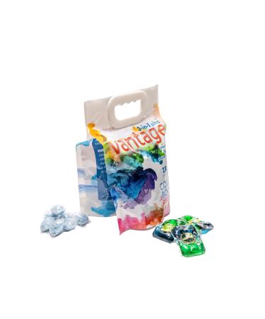 Vantage COMBO 2x Detergent Color Booster Pods + Scented Ocean Breeze Pods -(FREE 2 day shipping)