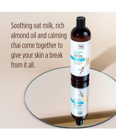 Soapbox Oat Milk & Chai Body Wash 16oz - Moisturizing Cleanser with Shea Butter & Almond Oil | Paraben, Gluten, Silicone Free | Vegan, Cruelty Free | Pack of 3 - Buy Online on SooperMarket.com