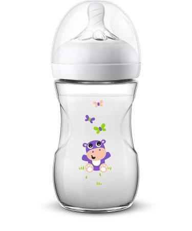 Philips Natural Bottle 260ml - Hippo Design (2 Pack) | Best Baby Feeding Bottles | Ship Internationally - Buy Online on SooperMarket.com