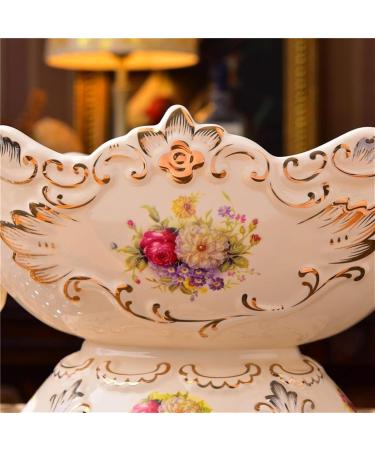Kitchen Countertop Fruit Rack Fruit Basket Fruit Bowl Fruit Basket Bowl Fruit Bowl Nordic Style Large Serving Bowls Ceramic Serving Bowl Fruit Holder Fruit Basket for Breads Fruits Snacks (Color : Onecolor - Buy Online on SooperMarket.com