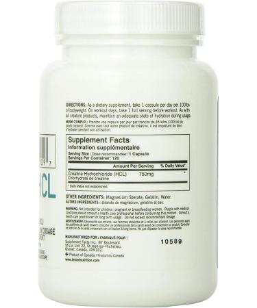 Tested Essentials creatine hcl Caps 240 Count - Buy Online on SooperMarket.com