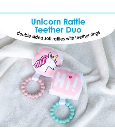 Carter's Unicorn Rattle Teether Set - Soothes and entertains baby with adorable design - Buy Online on SooperMarket.com