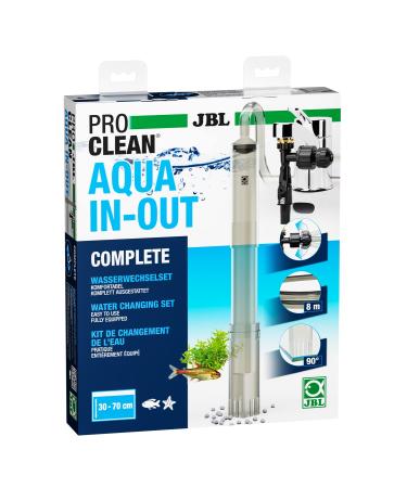 JBL Proclean Aqua in-out Complete 6142100 water change set for aquariums including floor cleaner hose and intake pump connection to the tap multicolored complete set (successor)