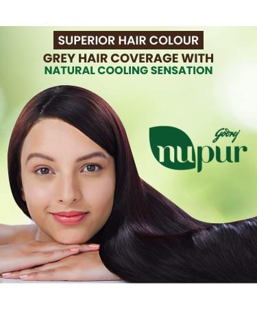 LOGY Nupur 100% Pure Henna Powder for Hair Colour (Mehandi) | for Hair Hands & Feet (150g) - Buy Online on SooperMarket.com