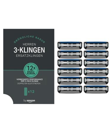 by Amazon 3-fach-Klingen f r Herrenrasierer (12 pieces)