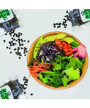 Keto Naturals Black Edamame Dry Roasted Snacks (Sea Salt) - High Protein Vegan Keto Snacks, 3 Pack, 14g per Pack - Buy Online on SooperMarket.com